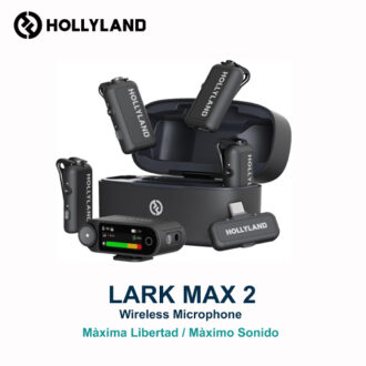 Hollyland Lark Max 2 Combo, Micrófono De Solapa Inalámbrico, Cancelación de Ruido