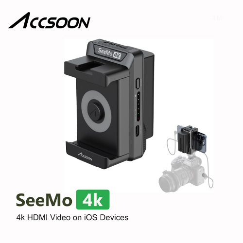 Accsoon SeeMo - Adaptador HDMI 4K para iPhone Accsoon SeeMo - Adaptador HDMI 4K para iPhone