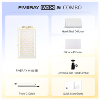 Zhiyun Fiveray M40 SE Combo - Bicolor D