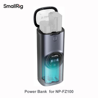 Estuche cargador de 2 bahías para batería externa SmallRig NP-FZ100